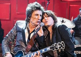 Ronnie Wood in Zürich: ein Rolling Stone zum Greifen nah