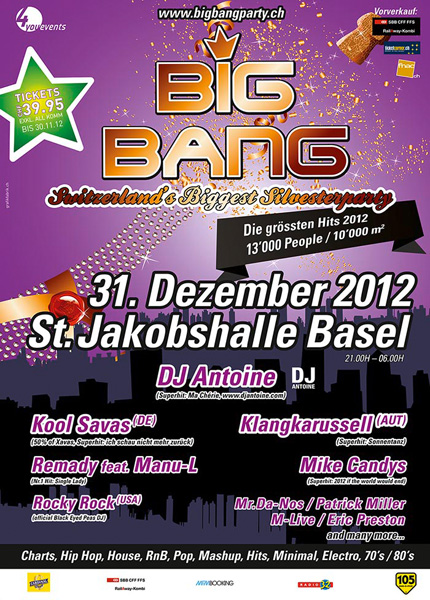 Big Bang Silvesterparty 2012