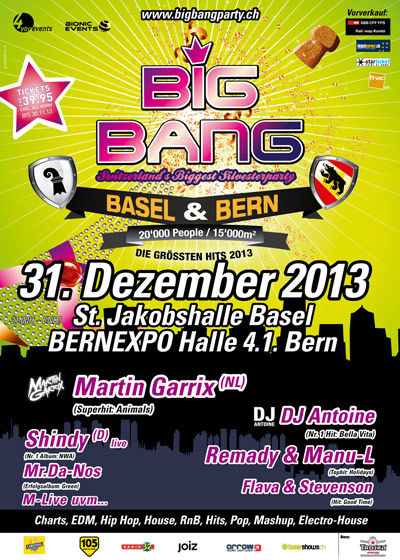 Big Bang Silvesterparty 2013