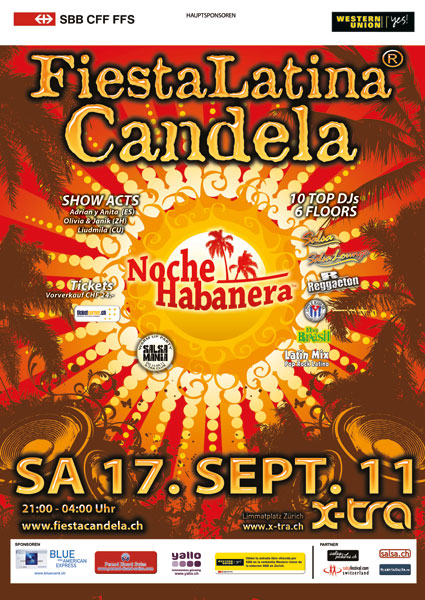 Fiesta Latina Candela - Plakat 2011