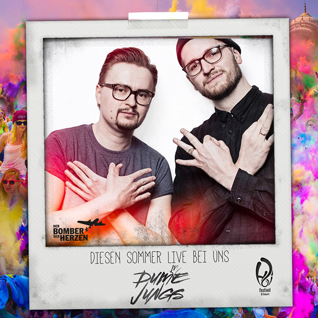 Holi Festival Of Colours Z&uuml;rich 2015 - Dumme Jungs