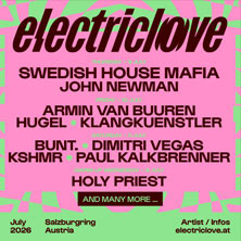 Electric Love Festival 2026 - Festivalpass OHNE CAMPING