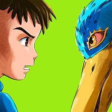 Der Junge und der Reiher