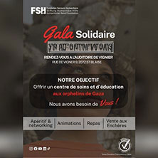 Gala en faveur des orphelins de Gaza