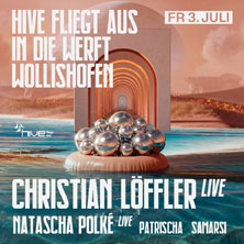 Hive fliegt aus in die Werft Wollishofen mit Christian L&ouml;ffler