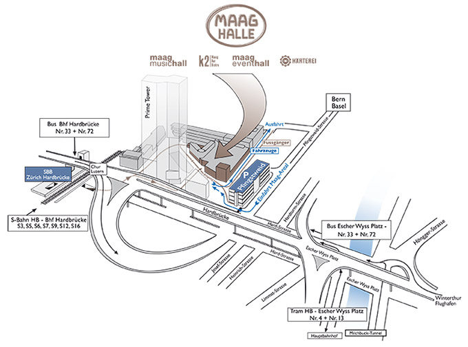Anfahrt mit &ouml;ffentlichen Verkehrsmitteln