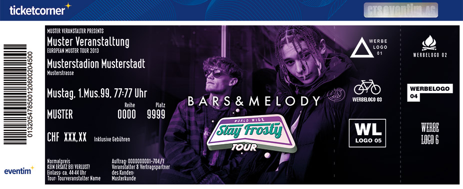 Bars and Melody Tickets - Ticketcorner offizieller Ticketverkauf