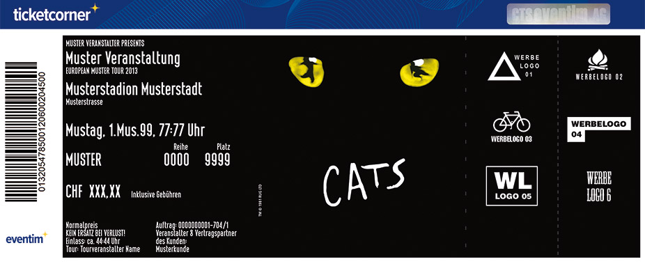 Cat Ticket Example CATS – Termine & Tickets